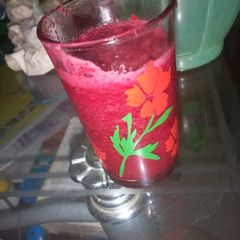 A picture of Beetroot, passion and ginger smoothie.
