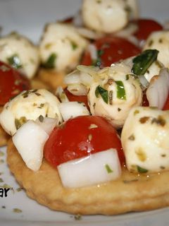 Una foto de Coca caprese