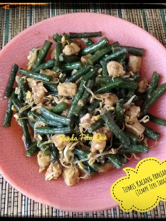 Cara Mudah Membuat Resep Tumis Kacang Panjang 3T (Tempe Teri Taoge) yang Uenak Anti Ribet, Lezat Sekali