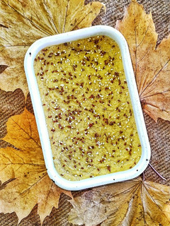 Фото Запіканка із ячної каші з родзинками та медом🍯.
