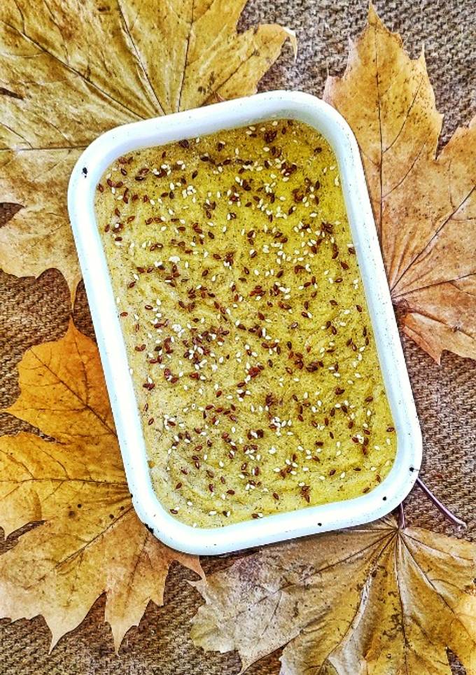 Запіканка із ячної каші з родзинками та медом🍯