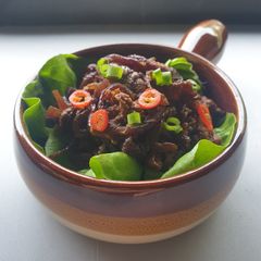 A picture of Beef bulgogi.