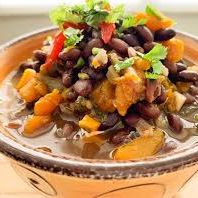 A picture of Ibihaza (pumpkin with beans) (Burundi).