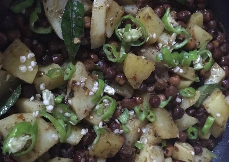 Recipe of Btata chana chat