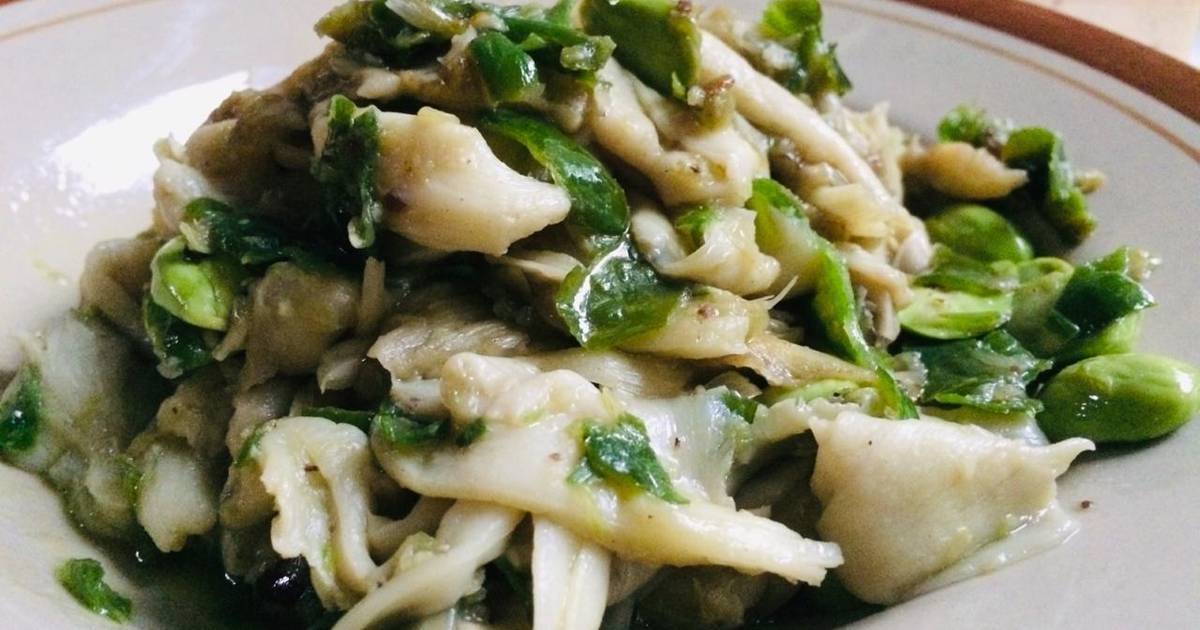 Resep Sambel ijo petai jamur tiram oleh Dapoer Iffa Cookpad
