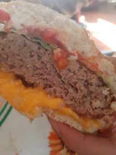 Una foto de Hamburguesa casera