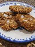 Galletas de Avena, Manzana y Chía en freidora de aire