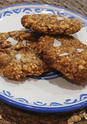 Foto principal de Galletas de Avena, Manzana y Chía en freidora de aire