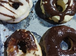 Una foto de Donas horneadas