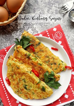 Foto resep Dadar Kentang Sayur