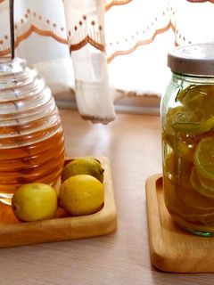 عکسی از دستور معجون لیمو عسلی