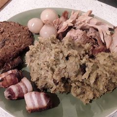 A picture of Sig's Simple Bubble and Squeak.