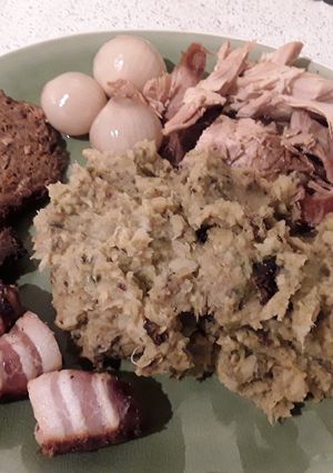A picture of Sig's Simple Bubble and Squeak.