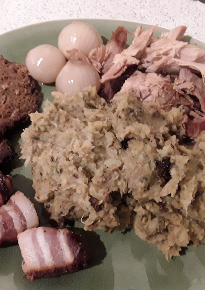 A picture of Sig's Simple Bubble and Squeak.