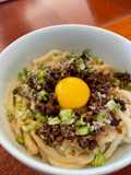 Mince meat udon