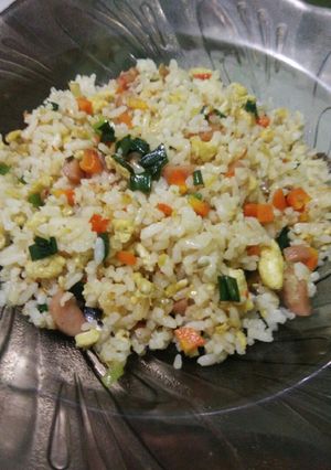 Foto resep Nasi goreng putih