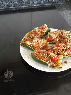 Una foto de Calabacines rellenos