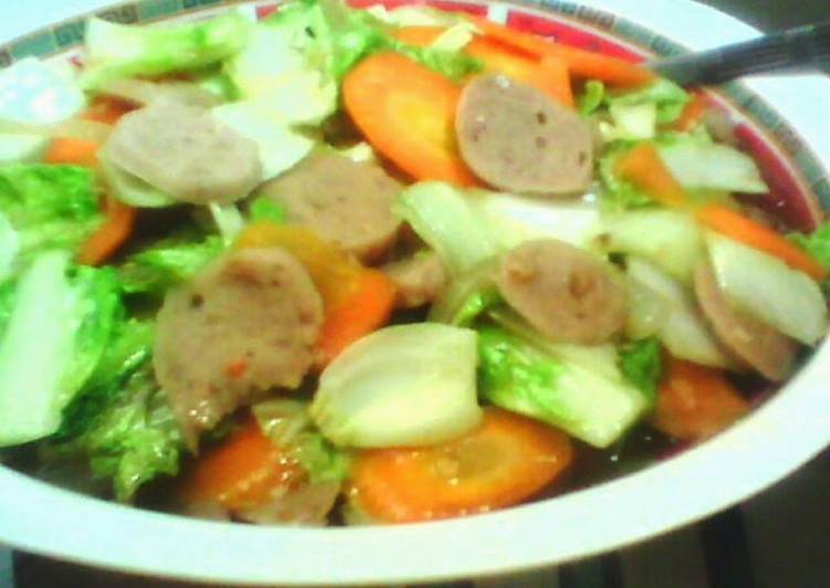 Tumis Sawi Putih Fantasi