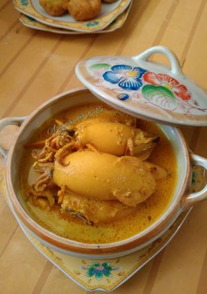 Foto resep Gulai Cumi-Cumi Isi Tahu