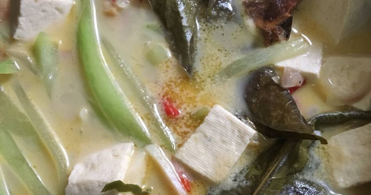 Resep Labu Siam Santan Dengan Ebi Dan Tahu Oleh Egi Apriani Putri Cookpad