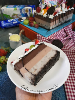 Foto resep 169. Puding Lapis Cokelat Oreo Milo
