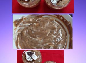 Una foto de Postre de chocolate merengado