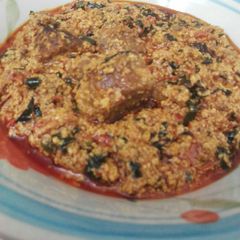 A picture of Egusi Soup.