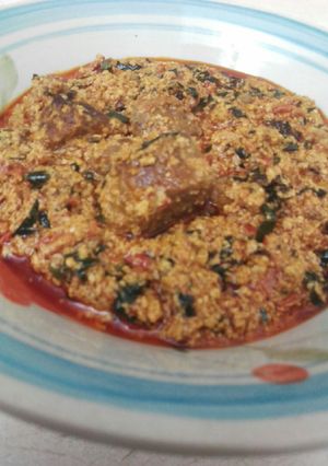 A picture of Egusi Soup.
