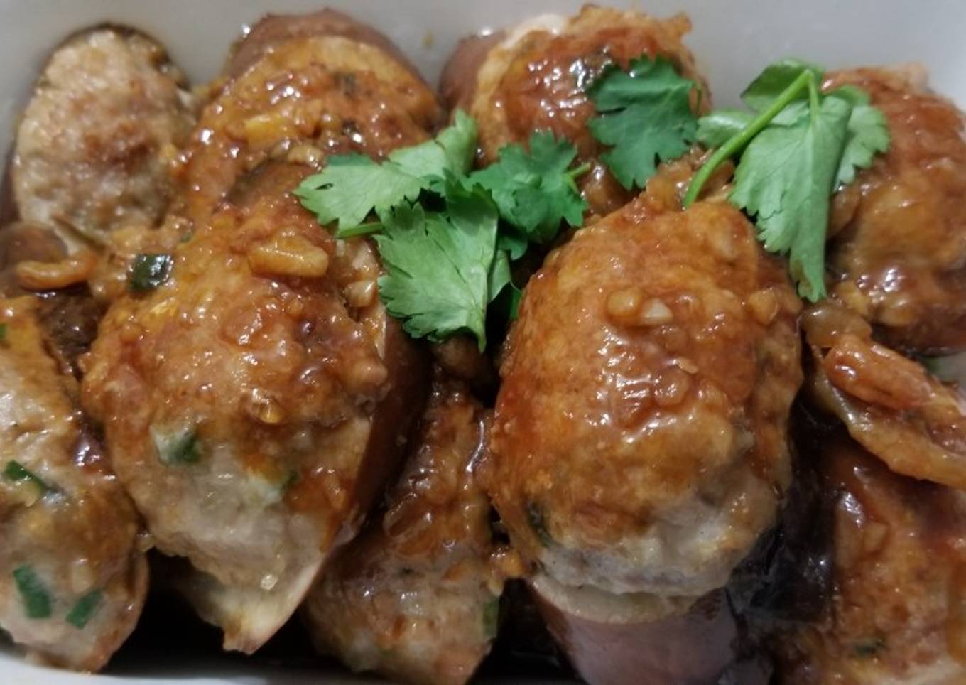 Chinese Eggplants with Minced Pork 釀矮瓜