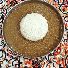 A picture of Kali Malka daal aur chawal.