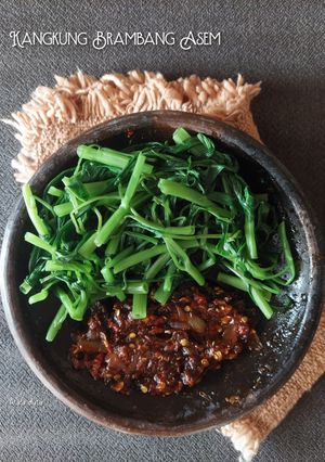 Foto resep Kangkung Brambang Asem