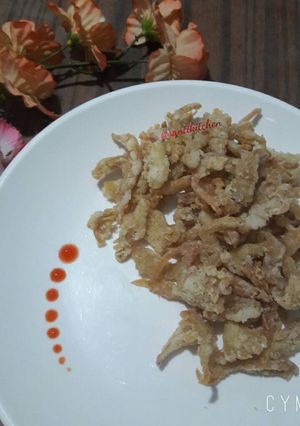 Foto resep Jamur tiram goreng crispy ala mba wenny widyanti (modif by me)