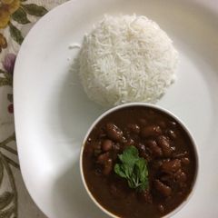 A picture of Rajma chawal in my style.
