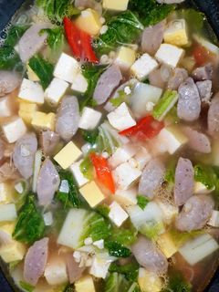Foto resep Sayur Sawi Putih Baso Tahu