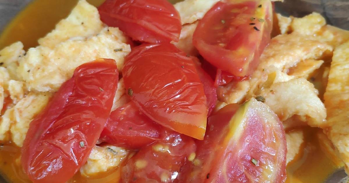 Resep Tomato egg, telur tomat a la Hong Kong oleh tishahahaha Cookpad