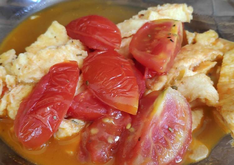 Tomato egg, telur tomat a la Hong Kong