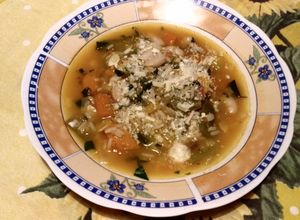 Una foto de Sopa Minestrone