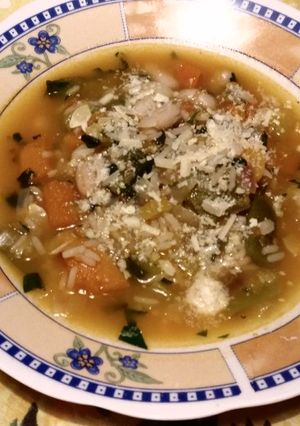 Una foto de Sopa Minestrone