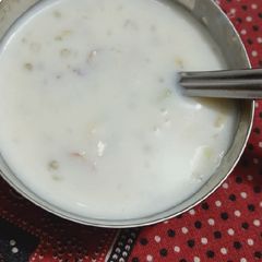 A picture of Sabudana kheer.