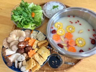Lẩu Sữa Hạnh Nhân Dưỡng Sinh - Món Đãi Tiệc Chay