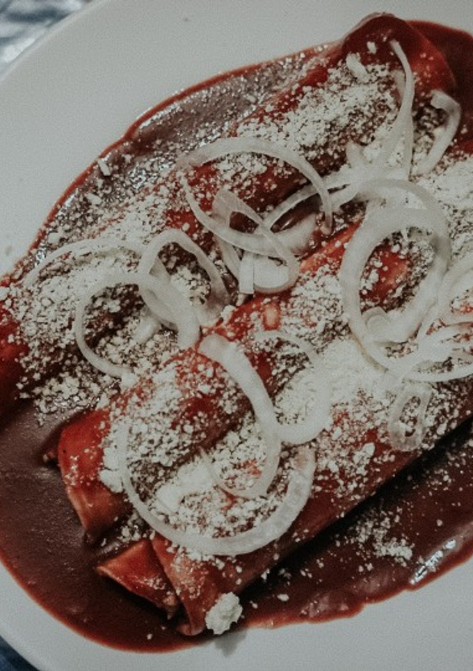 Una foto de Enchiladas de chileajo istmeño