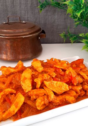 عکسی از دستور خوراک بندری مرغ
