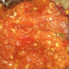 Spicy Tomato garlic chutney A picture of Spicy Tomato garlic chutney.