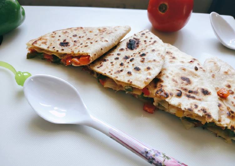 Easiest Way to Make Veg quesadilla