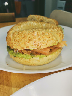 Una foto de Bagels rellenos