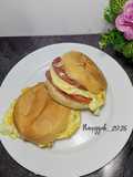 Burger smoked beef