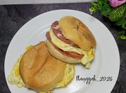 Gambar american beef burger resep