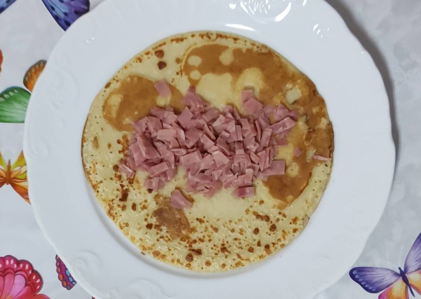 Crepes con chopped 👌