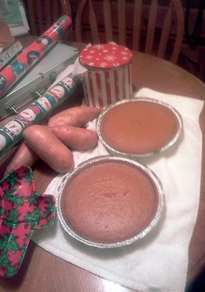 A picture of Juicee's Quick & easy sweet potato pie.