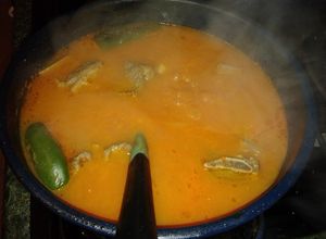 Una foto de Res en caldillo de tomate